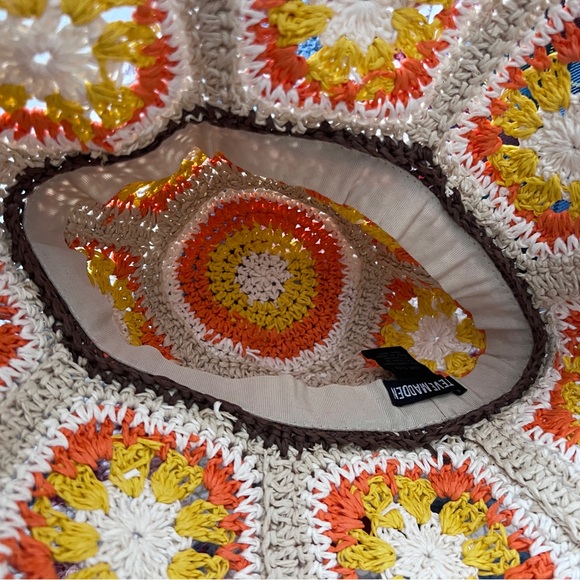 Colorful Crochet Steve Madden Bucket Hat - Picture 3 of 3